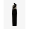 Cotton blend long dress