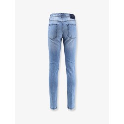 Blue denim jeans