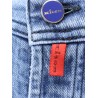 Blue denim jeans