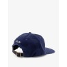 Denim hat with logo on the front