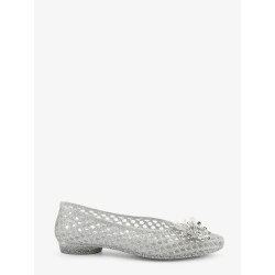 Glitter PVC ballerinas