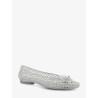 Glitter PVC ballerinas