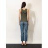Ribbed cotton top