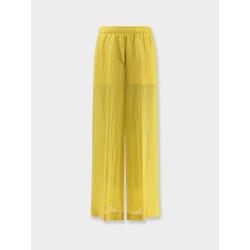 Linen blend trousers
