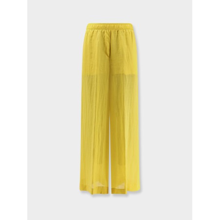 Linen blend trousers