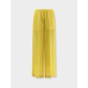 Linen blend trousers