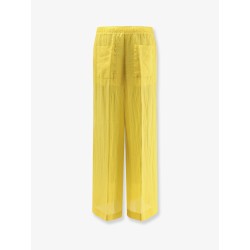 Linen blend trousers