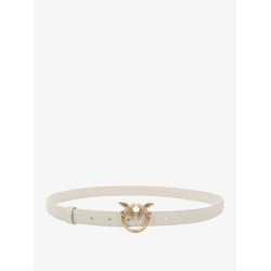 Berry leather belt