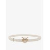 Berry leather belt