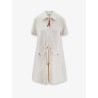 Dress with adjustable drawstring
