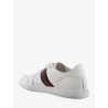 Stretch leather sneakers