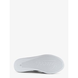 Stretch leather sneakers