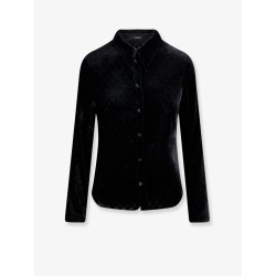 Stretch GG dévoré velvet shirt