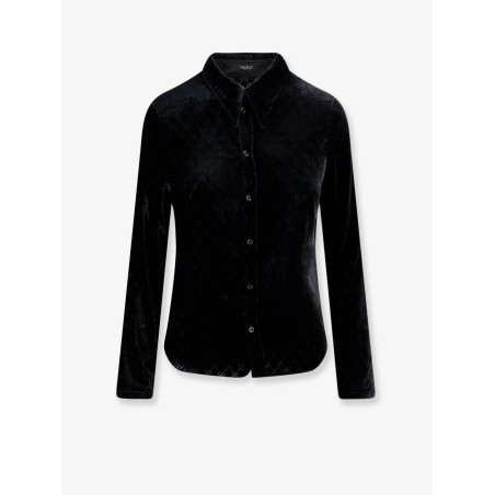 Stretch GG dévoré velvet shirt
