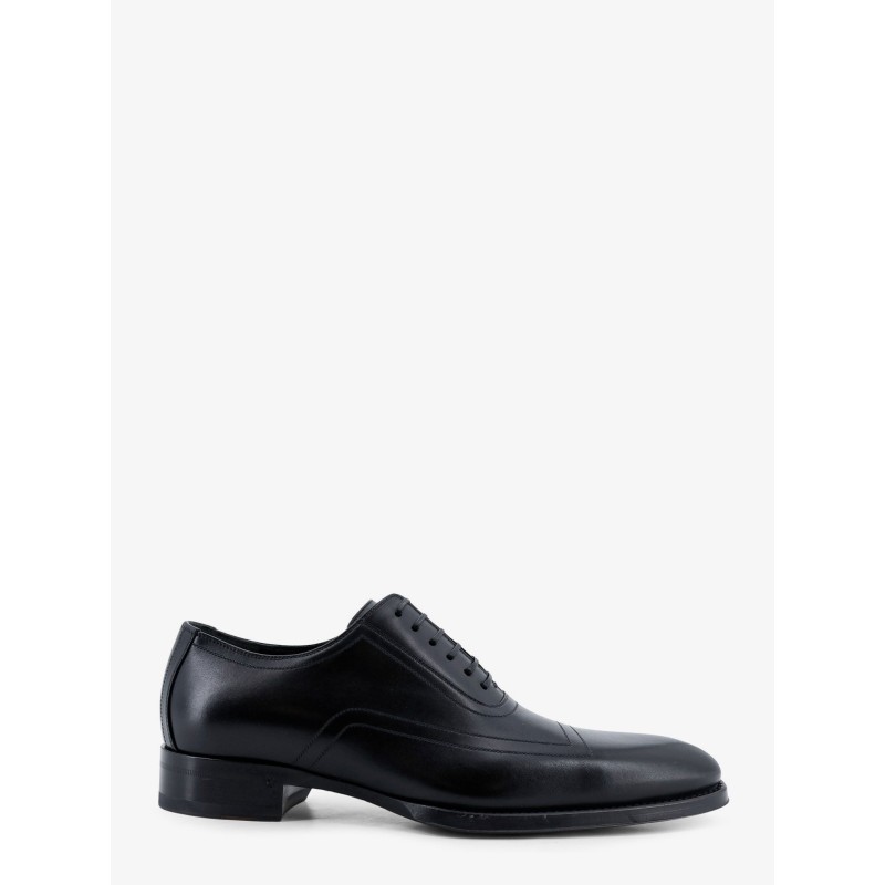 Leather lace-up