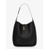 Le 5 à 7 hammered leather shoulder bag