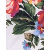One-piece swimsuit with floral print