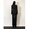 Technical wool blazer