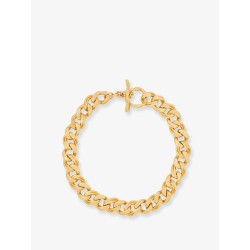 Metal choker necklace