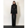Technical stretch wool trousers