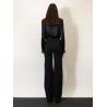 Technical stretch wool trousers
