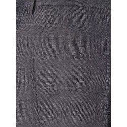Relaxed linen, cotton and silk jeans