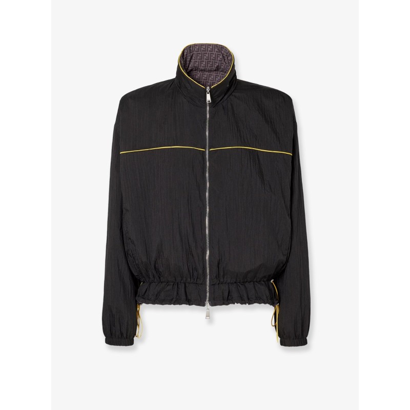 Reversible nylon jacket