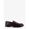 Leather loafers with metal FF logo