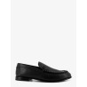Leather loafers with metal FF logo
