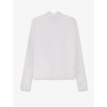 Cotton shirt with bow