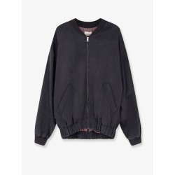 Lyocell and linen bomber