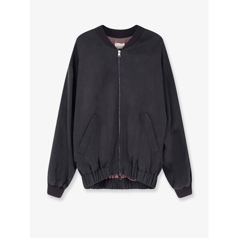 Lyocell and linen bomber