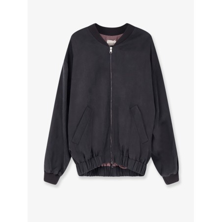 Lyocell and linen bomber