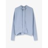 Cotton shirt with bow