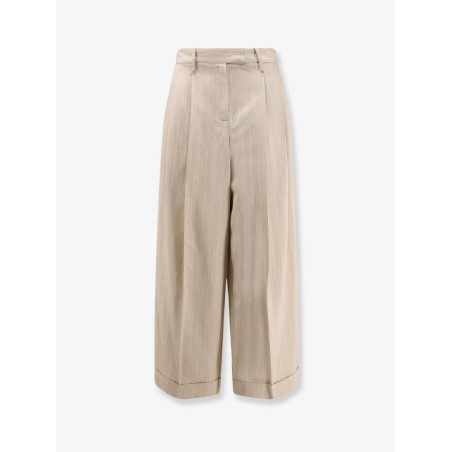 Sartorial viscose and linen trousers