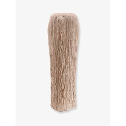 Wrinkled viscose skirt