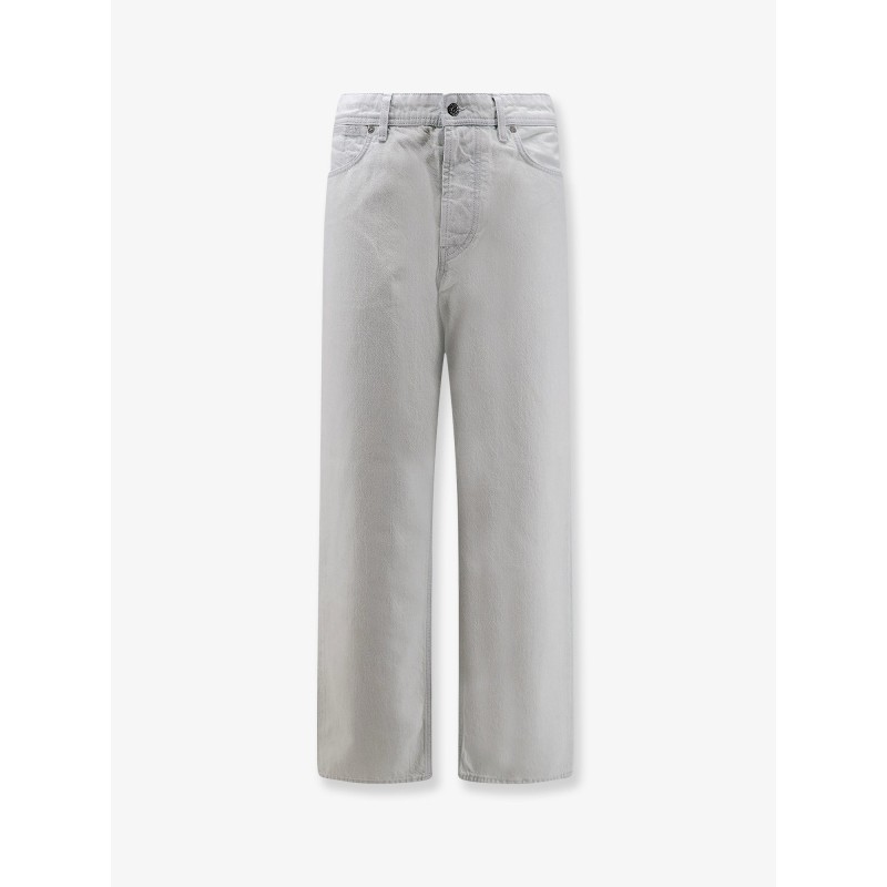 Faded effect jeans