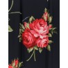 Viscose dress with iconic print