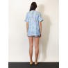 Printed silk shirt