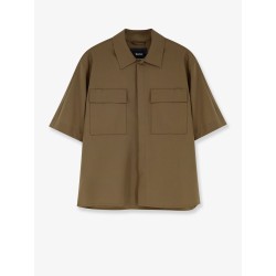 Wool blend shirt