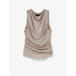 Irina extra-fine cotton crêpe top