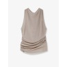 Irina extra-fine cotton crêpe top