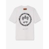 Cotton t-shirt with frontal logo