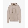 Cotton sweatshirt with frontal logo print