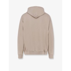 Cotton sweatshirt with frontal logo print