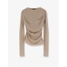 Gaia extra-fine cotton crêpe top