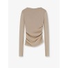 Gaia extra-fine cotton crêpe top