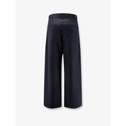 Loose fit cotton trousers