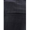Loose fit cotton trousers