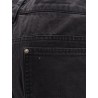 Cotton cargo bermuda shorts with distressed effect